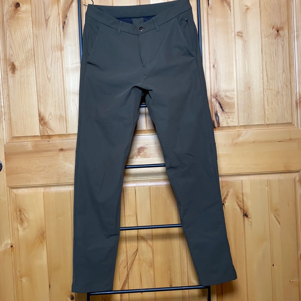 lululemon ABC slim pant in olive